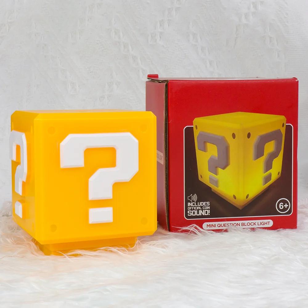 LED Question Mark Night Light With Music Anime Peripheral Children's Bedroom Bedside Lamp USB Rechargeable Gift