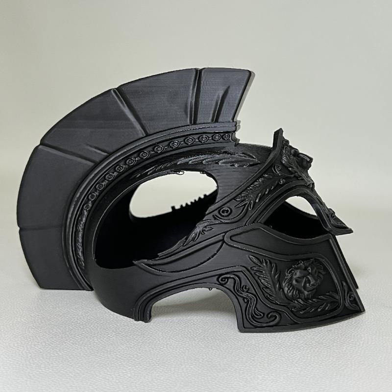 Casco da Gatto Stampato in 3D Stile Centurione Romano Costume per Animali Domestici Leggero Copricapo Unico per Gioco di Ruolo Animali Domestici Sessione Fotografica