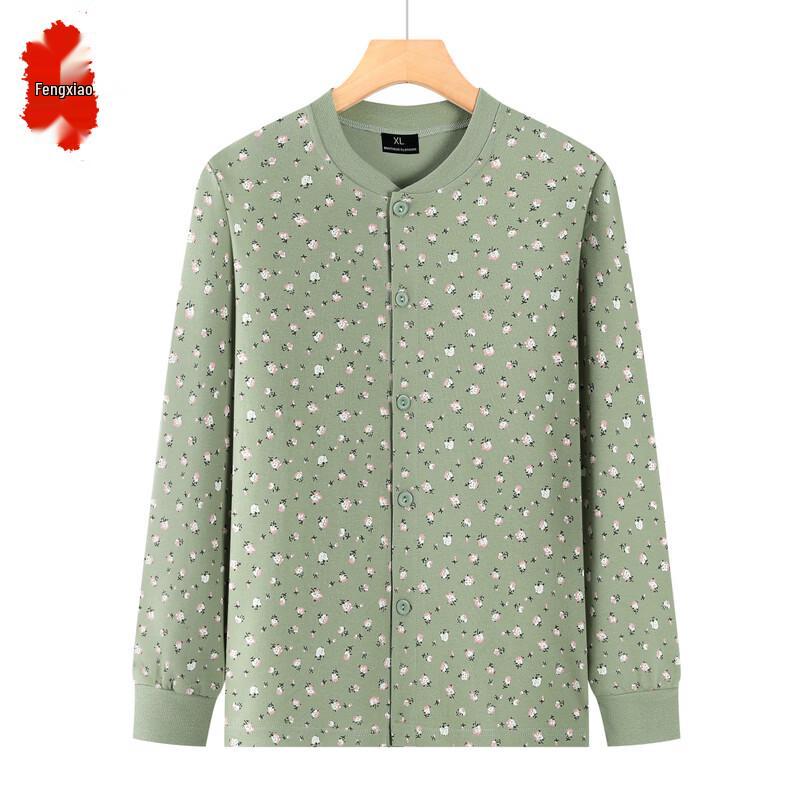 Women s Spring Button-Up Thermal Base Layer Top XL