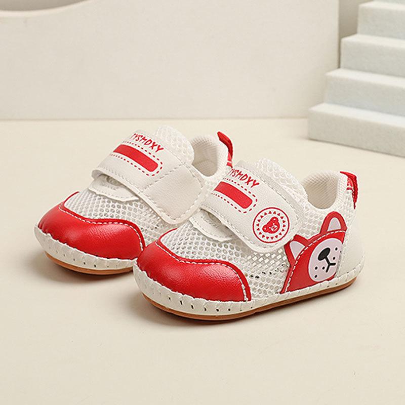Baby Toddler Mesh Breathable Shoes With Magic Tape For Spring Summer Walks