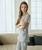 Debiweeo Mellow Waffle Ribbon Shorts Devi-B0102-Melange Gray