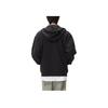 Korean Style Letter Embroidered Hooded Long Sleeve Sweatshirt Men sweatshirt Black LE2403HZ01BK