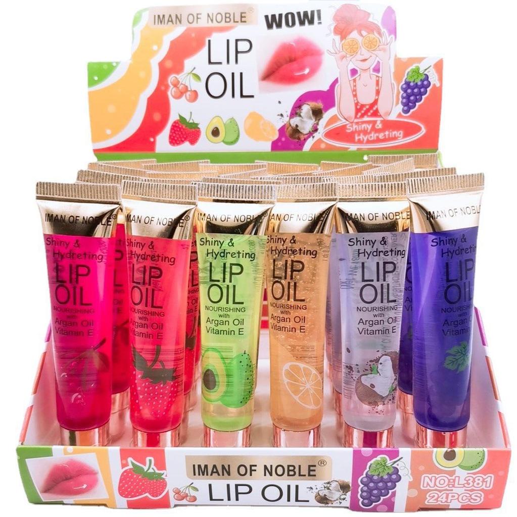 Six Fruit Flavors Lip Oil: Moisturizing & Hydrating Lip Gloss Anti-Drying Balm