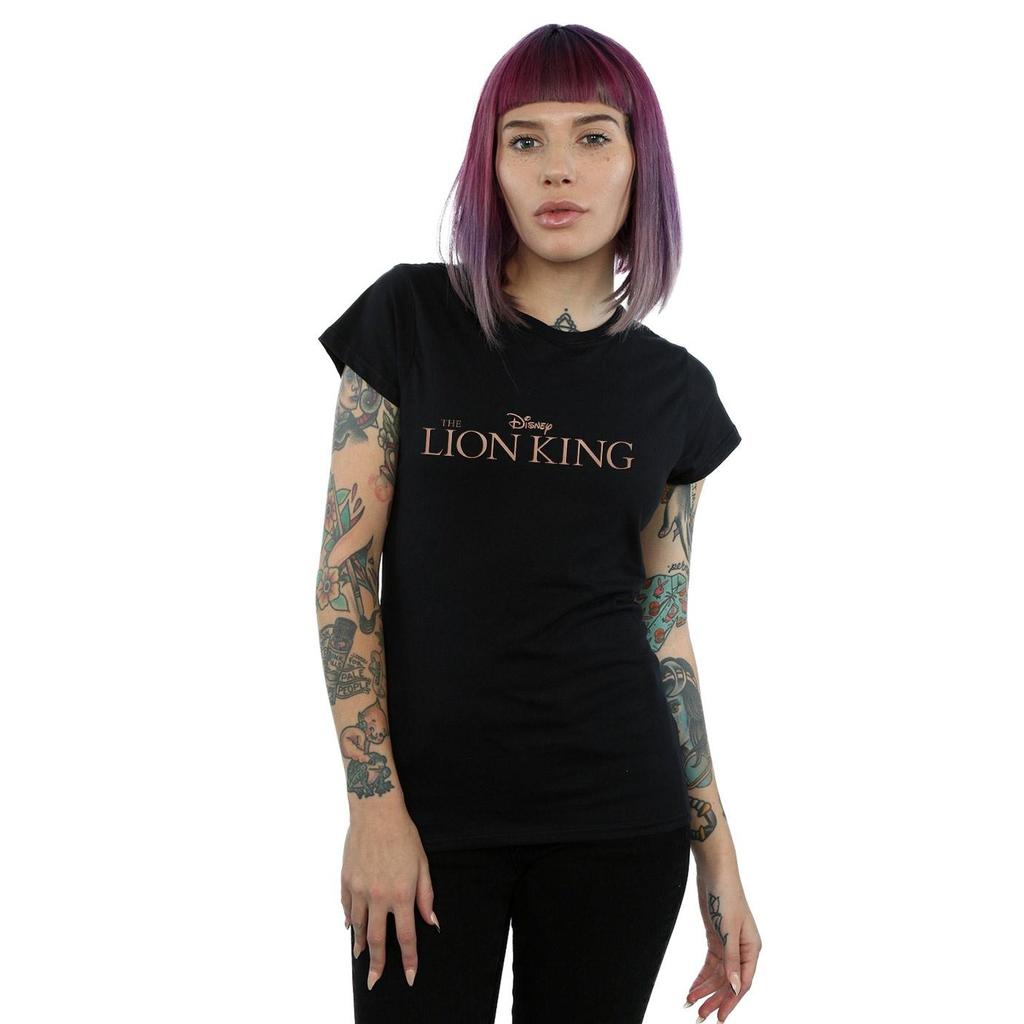 Disney Womens/Ladies The Lion King Movie Logo Cotton T-Shirt