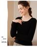 Women's Slim Fit V-Neck Cashmere Pullover Sweater for Autumn/Winter