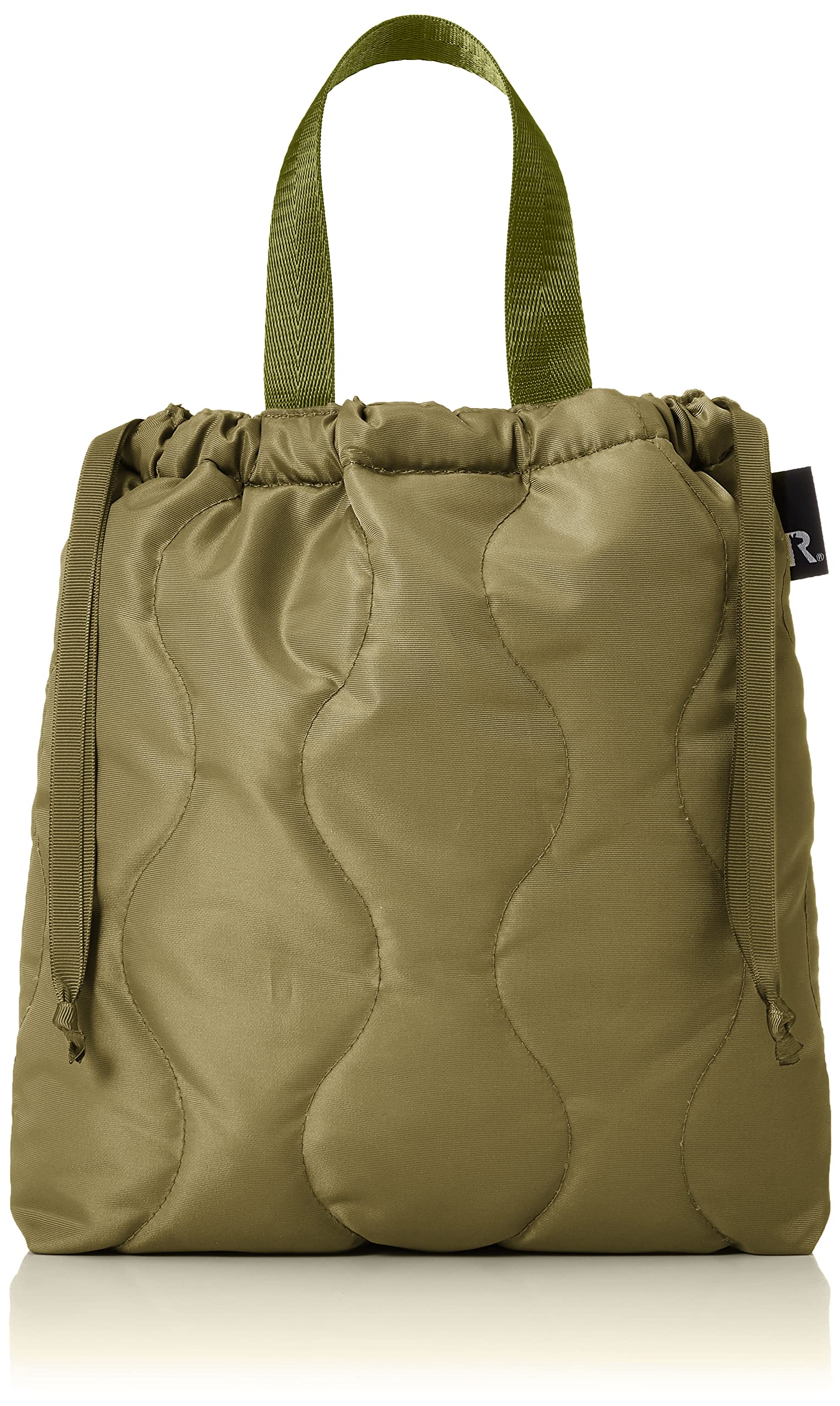 Сумка-тоут ROOTOTE x Nishikawa из переработанного пуха Lou Mini, FE.Baby Lou.Quilt A 6881, Зеленый, Один размер