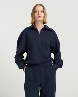FORMATIVE Half Zip Sweatshirt (Fmst5024F)_Midnight Haze