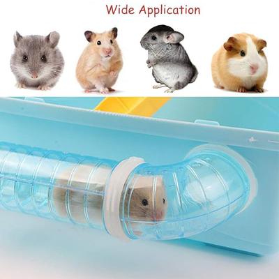 Tubes pour hamsters Jouet amusant et intéressant pour hamsters Tuyau transparent facile à nettoyer Tunnel pour hamsters