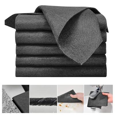 Yousheng 1/3/5Pcs Thickened Microfiber Cleaning Cloth Washable Odorless Stain-resistant Cleaning Rags Cleaning Application