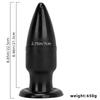 Extra Large Black Anal Plug with Suction Cup Fisting Masturbator Dildo Gay Sex Toy Big Dick