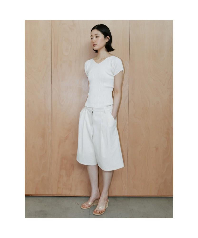 Diaepeocheo Delia Short Sleeve Knit Top Beige (Ta6451A01A)