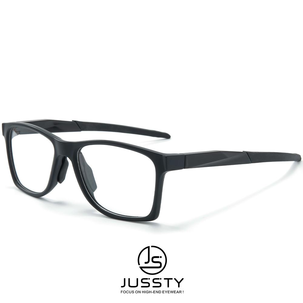 

JUSSTY Transparent Multifocal Progressive Glasses Men Sport Prescription Eyeglasses Male Myopia Optical Eyewear TR90 Square 2024 Single Version&1.56&None