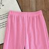 Spring & Autumn Girls' Two-Piece Outfit: Bow Long Sleeve Top + Bell Bottom Pants