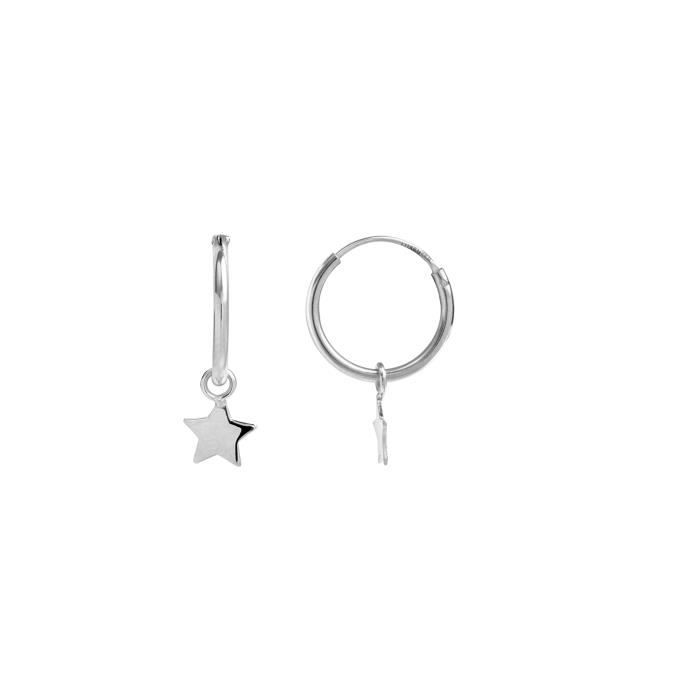Boucles D'oreilles Luxenter Essential En Argent 925 Avec Finition Rhodiée