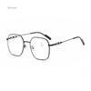 Large Frame Metal Near Sight Glasses New Photochromic Square Myopia Glasses High-end Anti Blue Light Color Changing Glasses