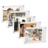 5pcs Transparent Fridge Magnetic Photo Frame Acrylic Refrigerator Magnet Picture Frame  Home Decor