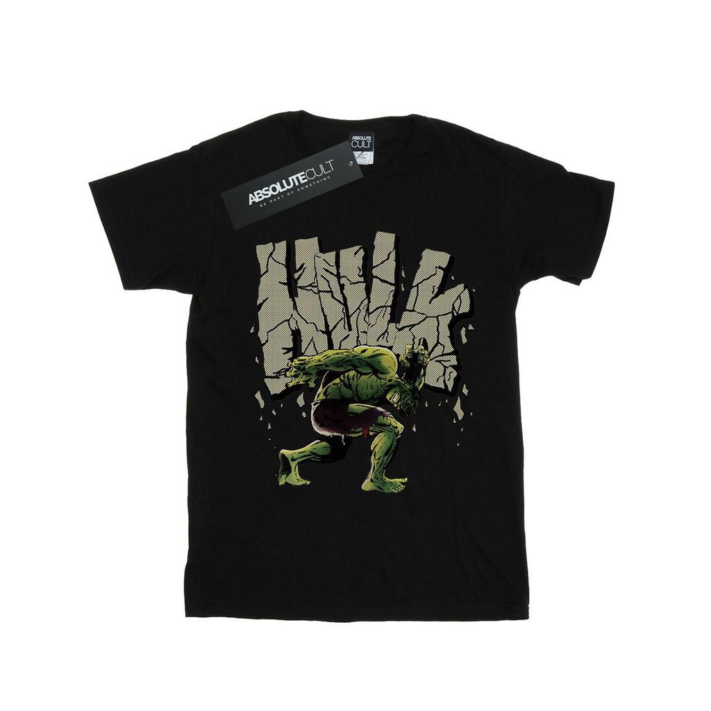 Marvel Womens/Ladies Hulk Rock Cotton Boyfriend T-Shirt