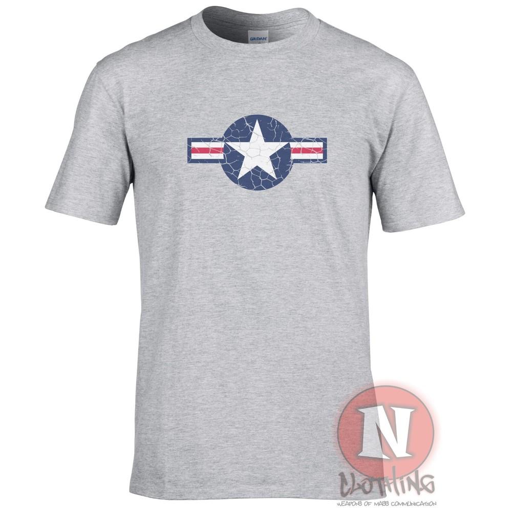 Zweiter Weltkrieg USAAF Logo T-Shirt Flying Fortress P51 Mustang P38 P47 P40 US Army Airforce
