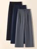 Stylish Women's High-Waisted Stretchy Straight-Leg Pants - Slimming, Loose Fit, Versatile Wide-Leg for Spring/Winter 2026.