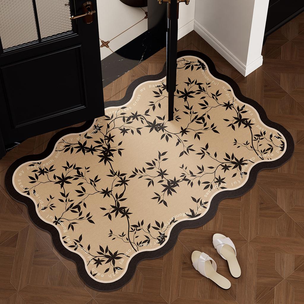 Bathroom Floor Mat Special-Shaped Anti-Skid And Anti-Drop Toilet Diatom Mud Absorbent Mat Toilet Foot Mat Bathroom Carpet Mat