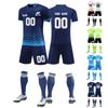Men's Breathable Soccer Jersey Set with Shorts and Socks Quick-Dry Sports Uniform for Training and Matches