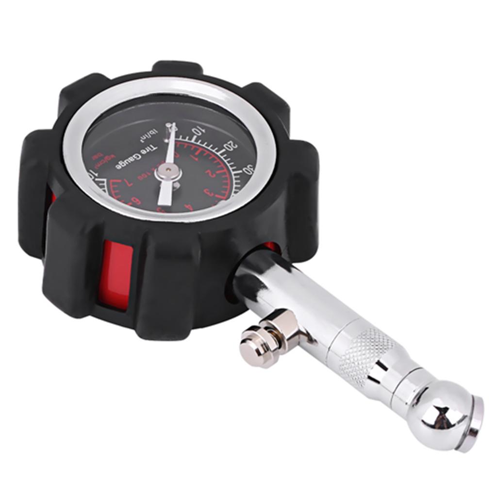 Manual Hand 0   100PSI Tire Air Pressure Gauge Meter Tester for Car Truck Motorcycle Bike