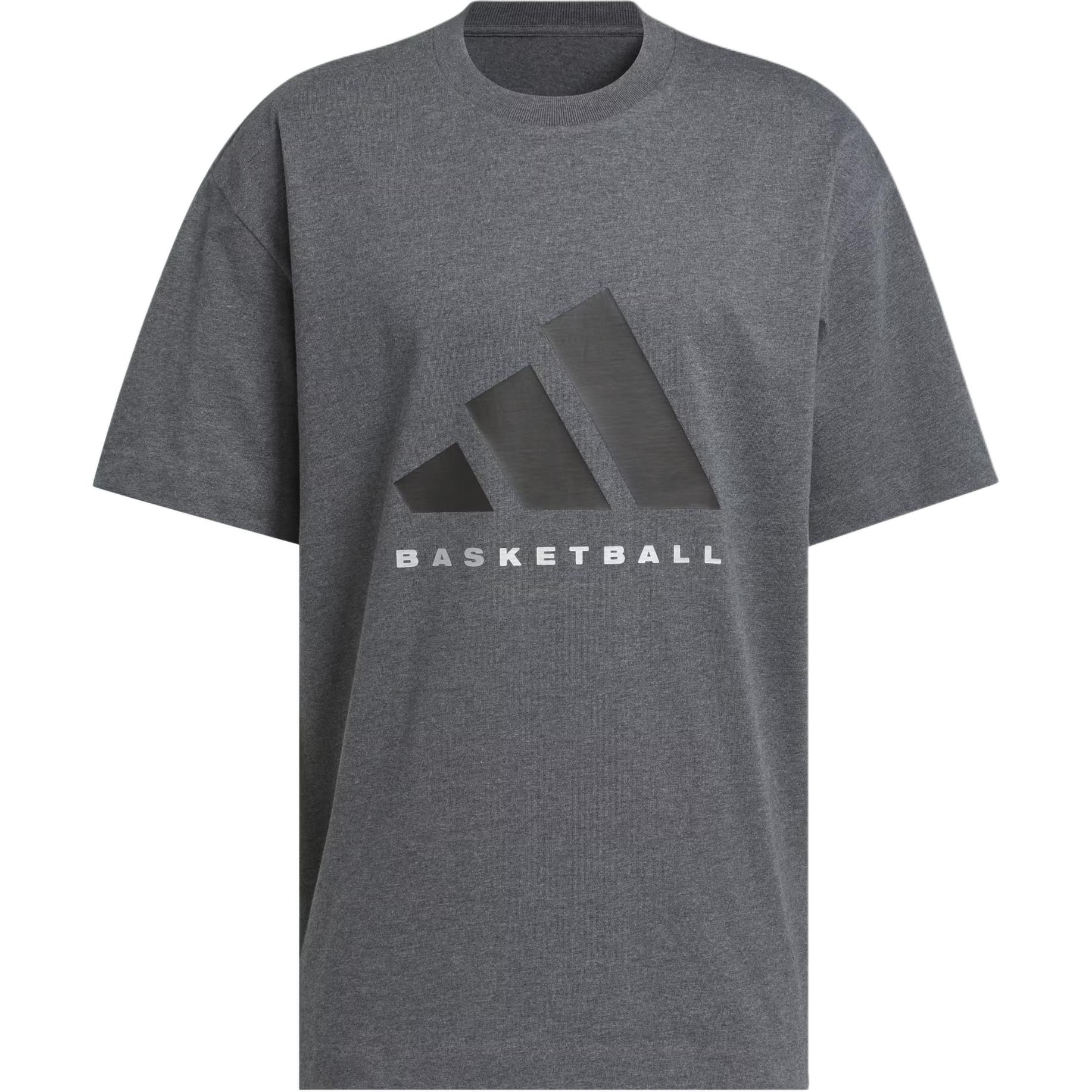 

Adidas Баскетбол Коллекция 2026 Глава 01 Футболка с коротким рукавом и круглым вырезом свободного кроя Унисекс Топы JN3971 4XL