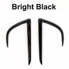 Front Fog Lamp Eyebrow Wind Knife For Tesla Model Y 2024 Styling Sticker Spoiler Blade Trim Carbon Trim Bodykits Tuning Bumper