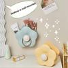 1PC Flower Makeup Brush Storage Box Wall Hanging Home Bathroom Vanity Table Top Comb Toothbrush Cute Cartoon Storage Box
