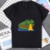 Pepe Sad Frog Emote Graphic Printed Unisex T Shirt Streetwear Hipster Harajuku Style Women Tshirt Loose Casual Fashion Soft Unisex Tee