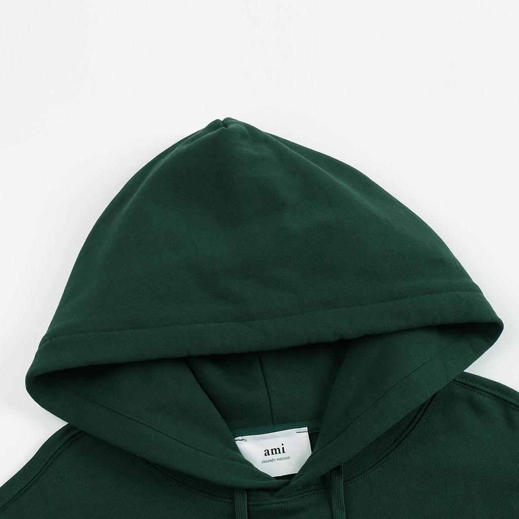 308 AMI 2025 Toamnă/Iarnă Nou Hanorac Bumbac de Înaltă Calitate cu Logo Mic Negru Brodat Hanorac Bărbați