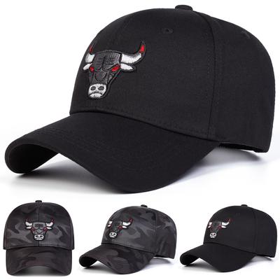 Cappellino da Baseball a Cinque Lati Ricamato Testa di Bue per Coppia, Cappello Regolabile da Esterno, Cappelli Parasole per Viaggi e Tempo Libero, Cappellini Sportivi