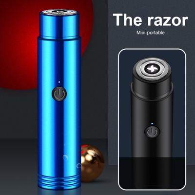 Rasoio ricaricabile con motore a microvibrazione Rasoio elettrico da uomo mini ABS ignifugo antigraffio per la casa
