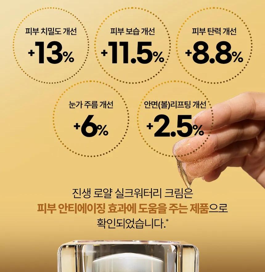 Nature Republic Ginseng Gold Silk Watery Cream 60g-6 lat koreański żeń-szeń, nawilżający krem przeciwstarzeniowy do skóry, pielęgnacja zmarszczek z saponinami żeń-szenia