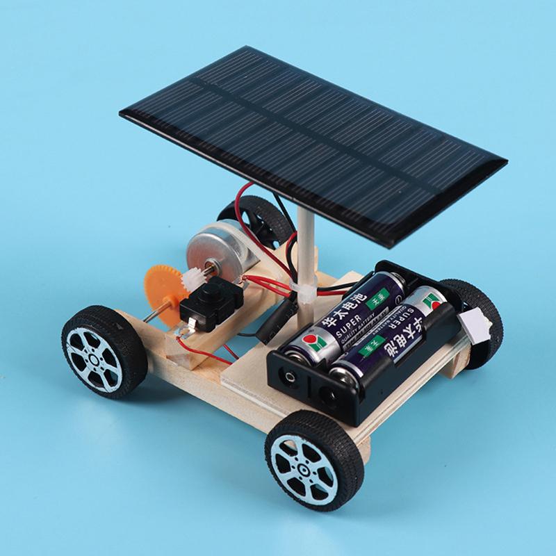 Assemble Solar Car Creative Inventions Motor Ability Of Children Active Thinking Diy Electronic Kit Technology Toys For Kids