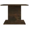 Coffee Table Smoked Oak 55.5 x 55.5 x 40 cm Wood Based Material