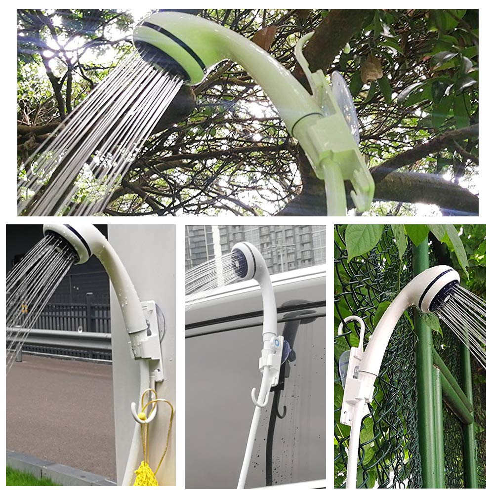 Portable Shower, Outdoor Shower, Electric Shower, Adjustable Water Flow, Built-in 4800mAh Rechargeable Battery, Suitable for Indoor/outdoor Showering,