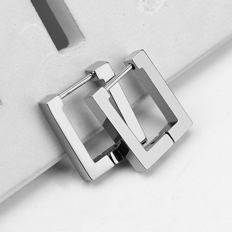 

Серьги, модные геометрические серьги-кольца из нержавеющей стали, геометрические серьги, подарок, вечерние в стиле панк, ювелирные изделия из нержавеющей стали