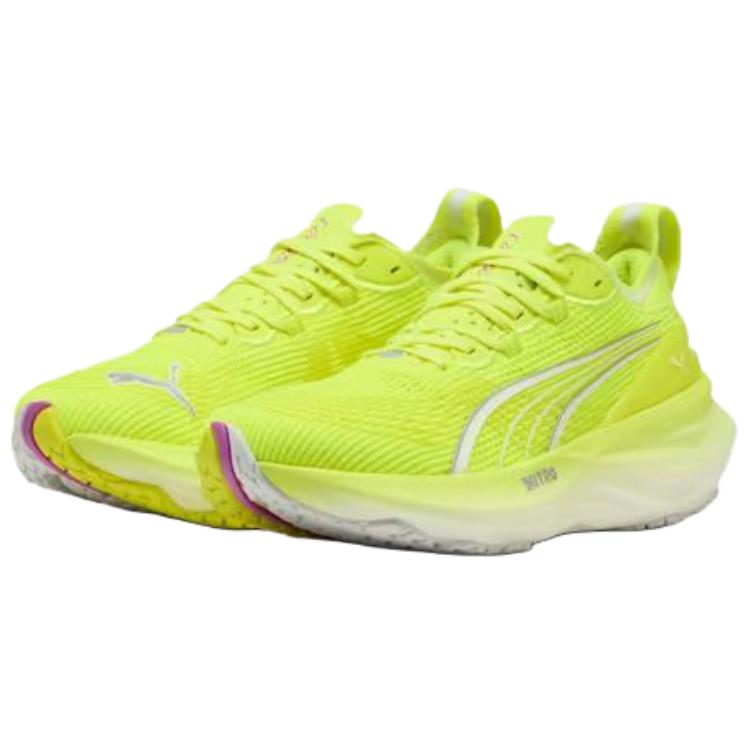 Puma Foreverrun Nitro Ii Comfortable Soft Slip Resistant Durable Low Top Running Shoes Women Sneakers Yellow 310471-03