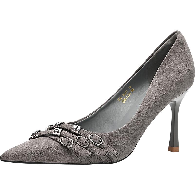 ZHR Pointed Toe Stiletto High Heels 36