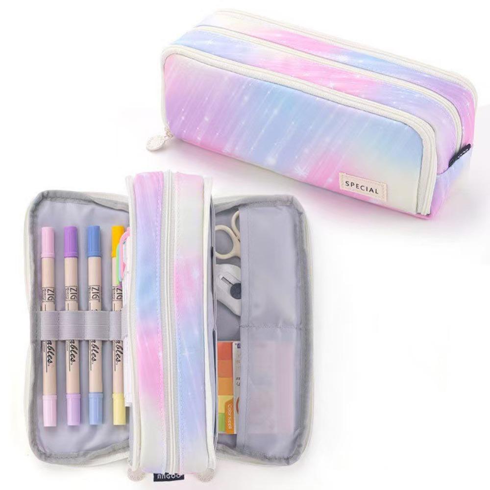 

Portable Pencil Case Large Capacity Stationery Bag High Quality Pen Pouch School Office Supplies 2