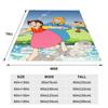 Heidi Ragazza delle Alpi Anime Coperte Morbida Calda Flanella Plaid Peluche per Letto Soggiorno Picnic Viaggio Casa Divano