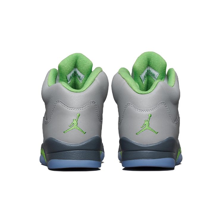 Air Jordan 5 Retro GS Green Bean 2022 Buty Dziecięce Szare Srebrne Flint-Grey DQ3734-003