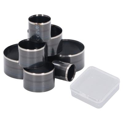 Set di 7 fustelle in pelle, forma rotonda, fustella rotonda in pelle per artigianato