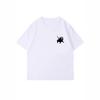 Summer new cotton couple short-sleeved T-shirt lazy style niche cat print design sense men's and women's top T-shirt