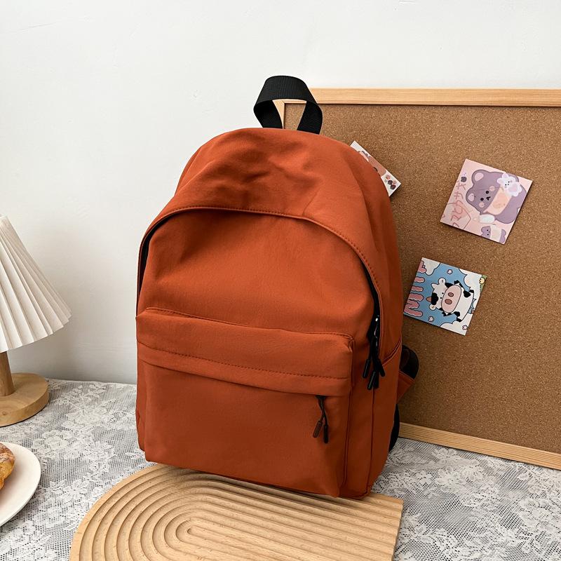 SchoolbagRPET nylon backpack, new Guochao nylon student backpack RPET storage computer bag backpack