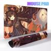Extended Anime Kawaii Hu Tao Mousepad Non-slip Rubber Gaming Genshin Impact Mouse Pad Keyboard Professional Rugs Computer Carpet