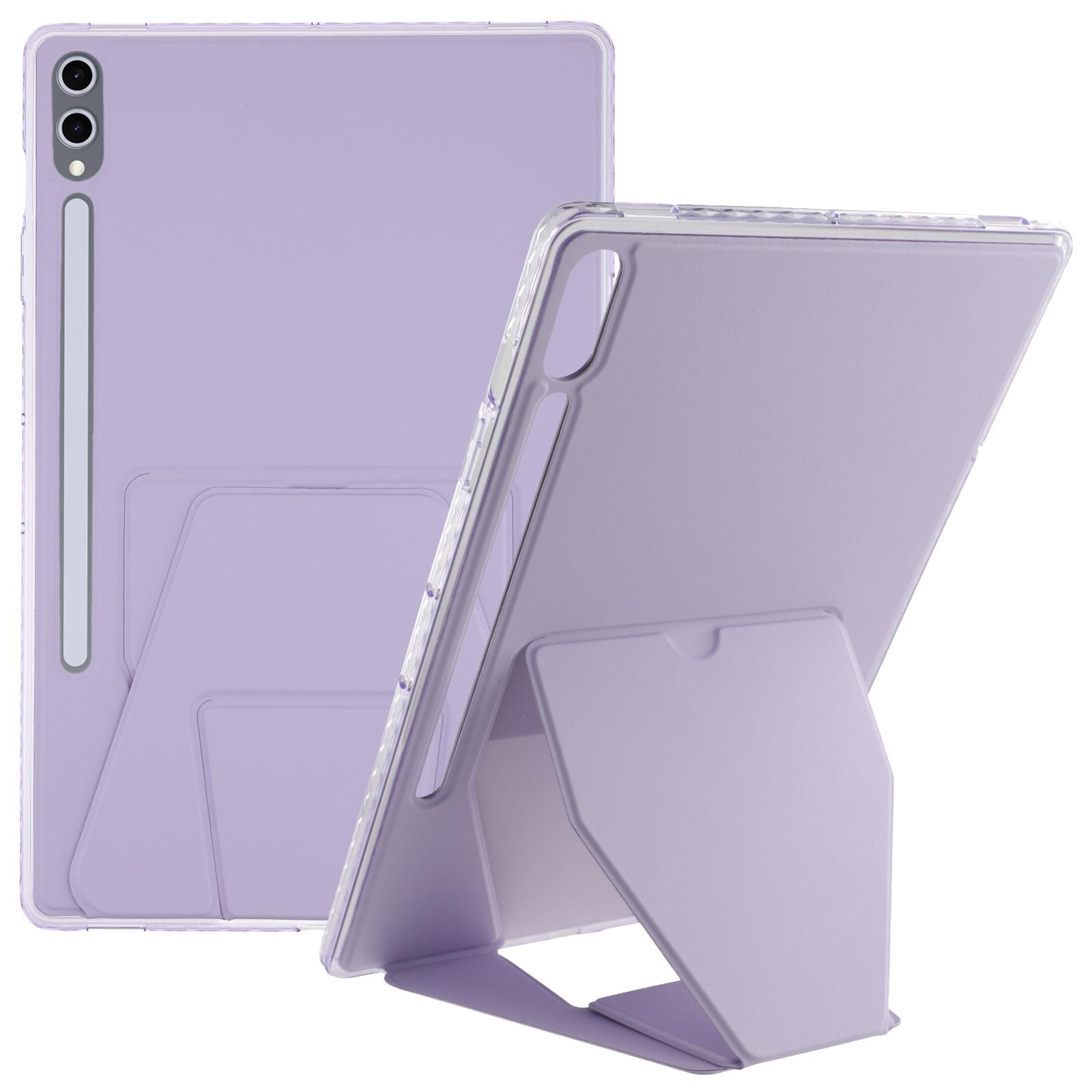 

Tablet Case For Samsung Galaxy Tab S10+/S9 FE+/S9+ TPU PU Leather Kickstand Cover Purple
