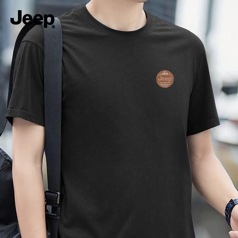 JEEP Men s Pure Cotton Casual T-Shirt W M