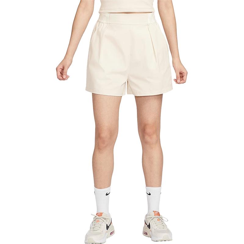 New Nike Casual Shorts Women's Coconut Milk FN2168-104